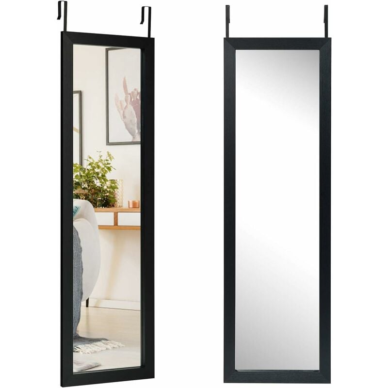 foto del prodotto relax4life specchio sospeso rettangolare, specchio da appendere alla porta o alla parete, specchio antideflagrante, a figura intera, per ingresso,