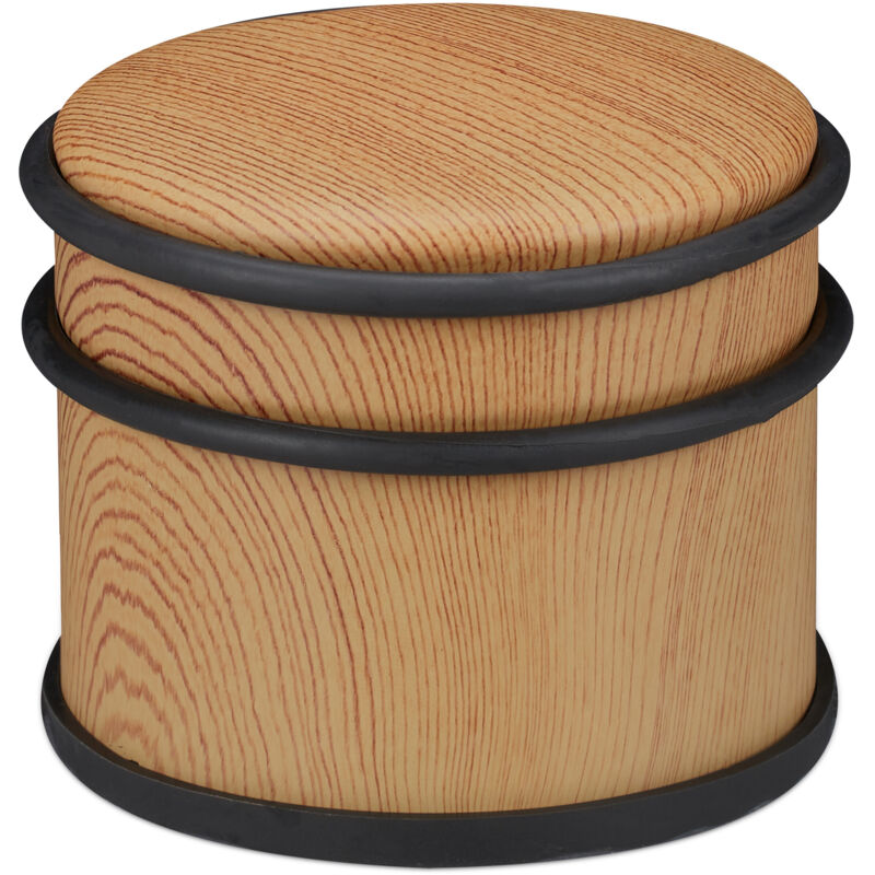 foto del prodotto relaxdays 2x fermaporta, blocca porta pesanti ferma finestre, acciaio gomma, accessorio per la casa, 9,5 cm, marrone