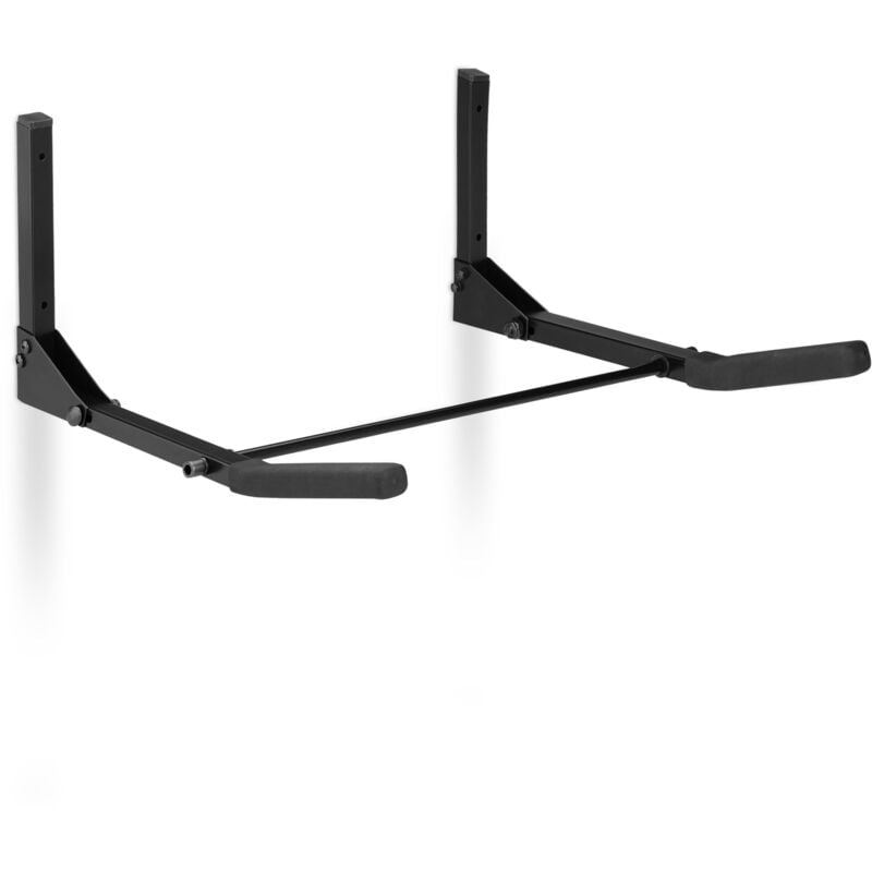 foto del prodotto relaxdays 4x portabici da muro, staffe richiudibili, capacit di carico 30 kg, supporto per bicicletta, 19,5x44x47 cm, nero