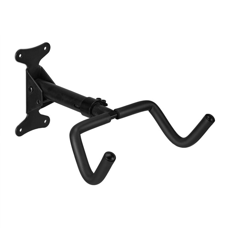 foto del prodotto relaxdays portabici da muro, da parete, pieghevole, garage e cantina, gancio per bici, 30 kg di capacit di carico, nero