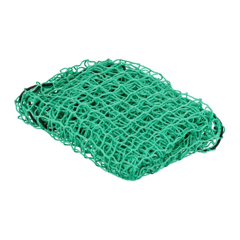 foto del prodotto relaxdays rete elastica per rimorchio, fino a 2x3m, portapacchi fermacarico per cassone furgone, copertura camion, verde