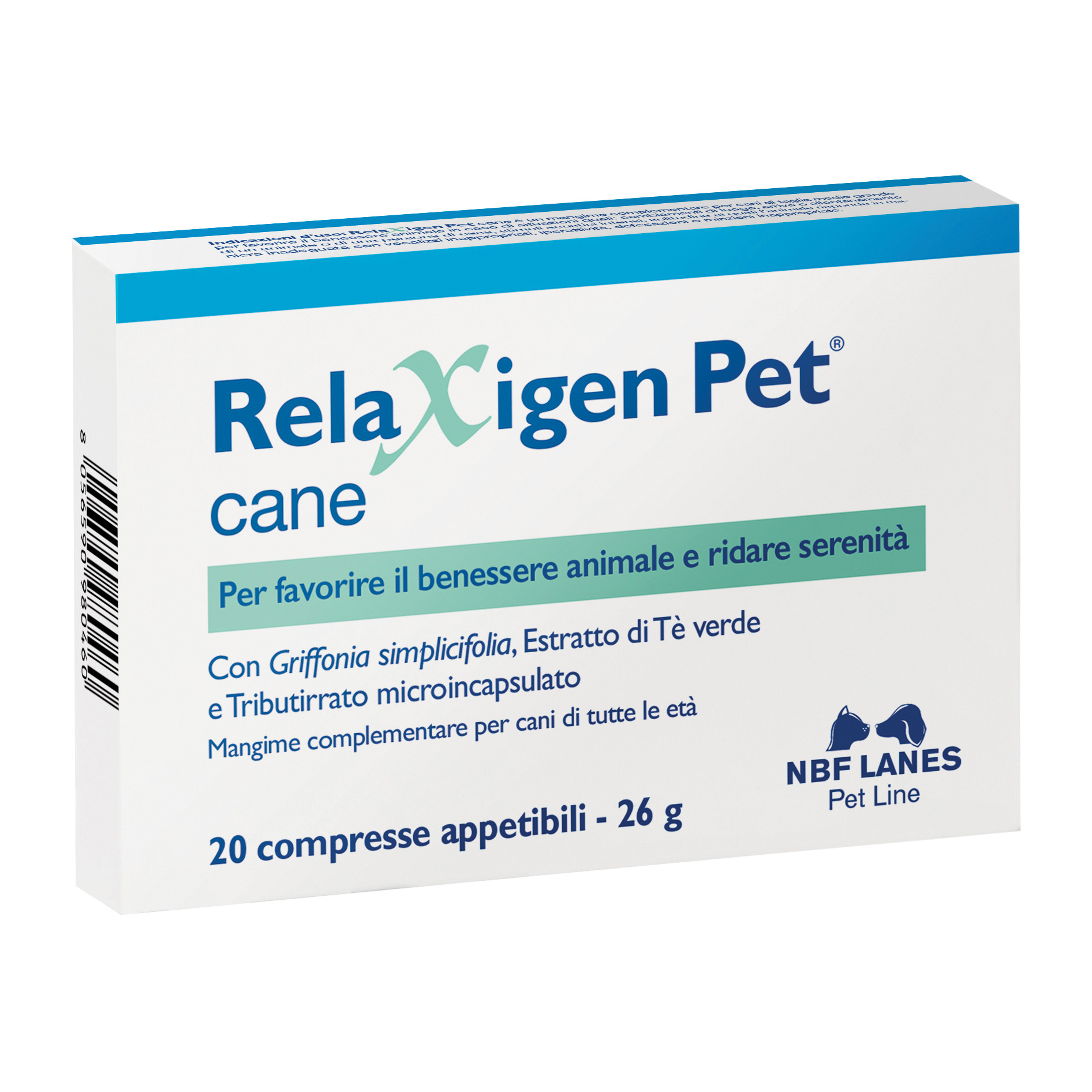 foto del prodotto relaxigen pet cane 20 compresse