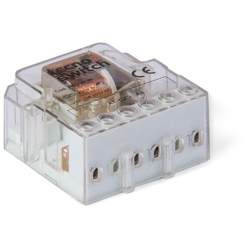 foto del prodotto rele ad impulsi 2 scambio 230v tecnoswitch cod. re230co 