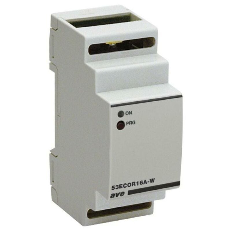 foto del prodotto rele controllo carichi iot 2mod din 53ecor16a w ave