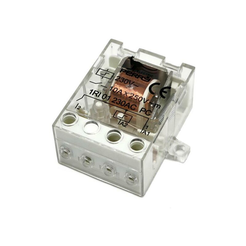 foto del prodotto rele imp. 230 interruttore vac cond 1 contatto 2 perry