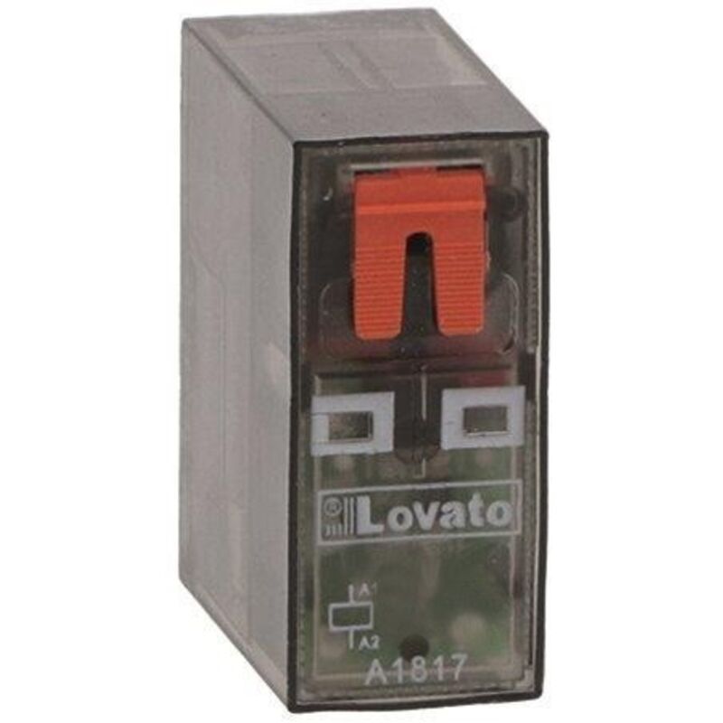 foto del prodotto rele miniaturizzato 2 scambi 8a 12vdc led lovato cod. hr502cd012 