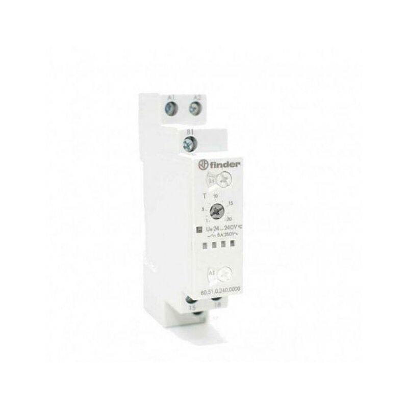 foto del prodotto rele temporizzatore multifunzionale 24 240v 8a 805102400000 finder