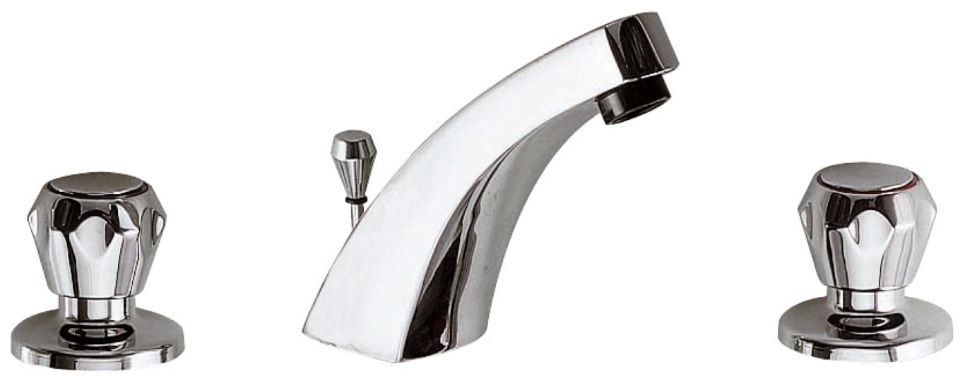 foto del prodotto remer batteria lavabo 3 fori serie 1000 2000