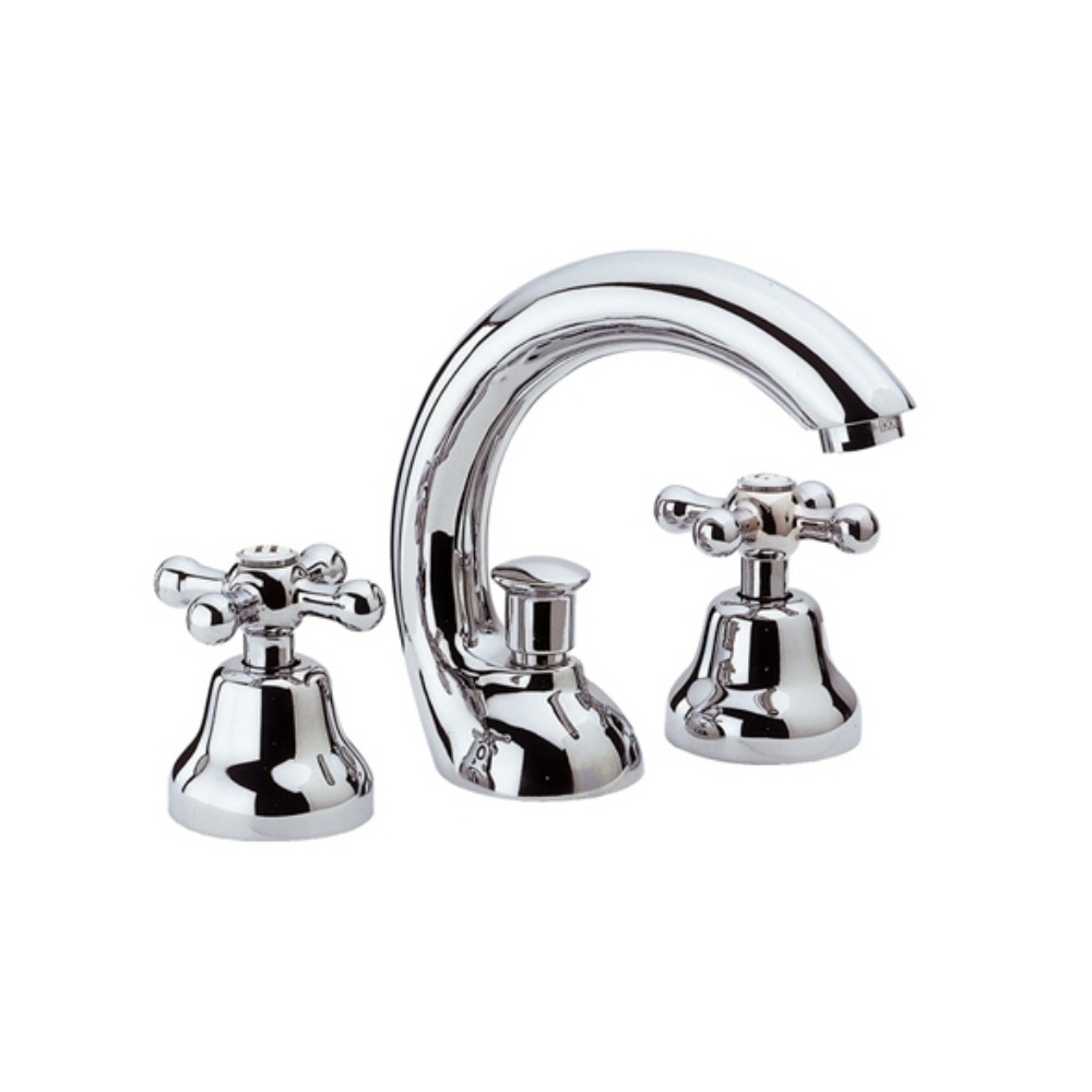 foto del prodotto remer rubinetto lavabo con bocca a c serie liberty