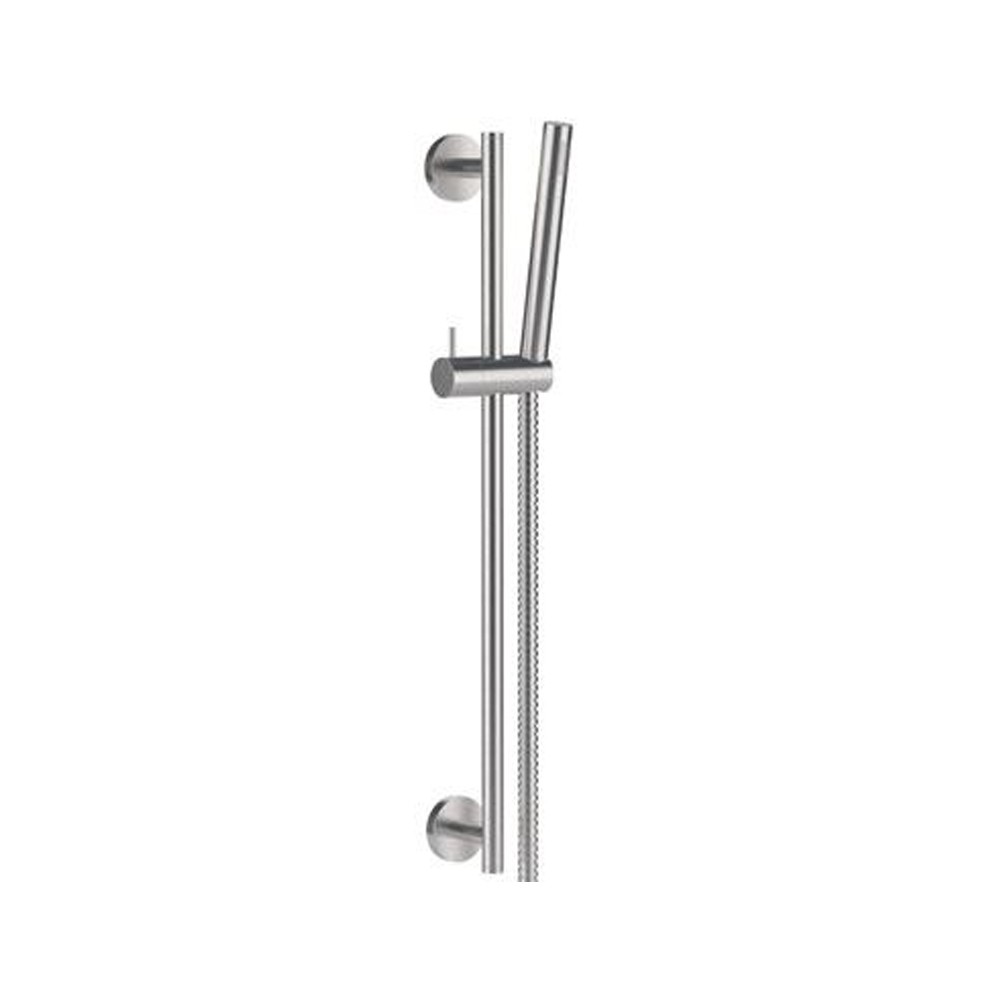 foto del prodotto remer saliscendi con doccino in acciaio inox spazzolato serie x style inox