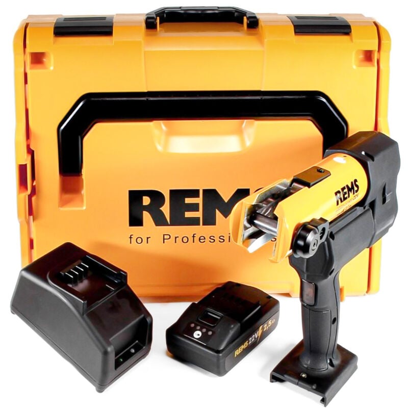 foto del prodotto rems akku press aggraffatrice radiale elettroidraulica 32 kn batteria 22v 2,5 ah 576011 r220