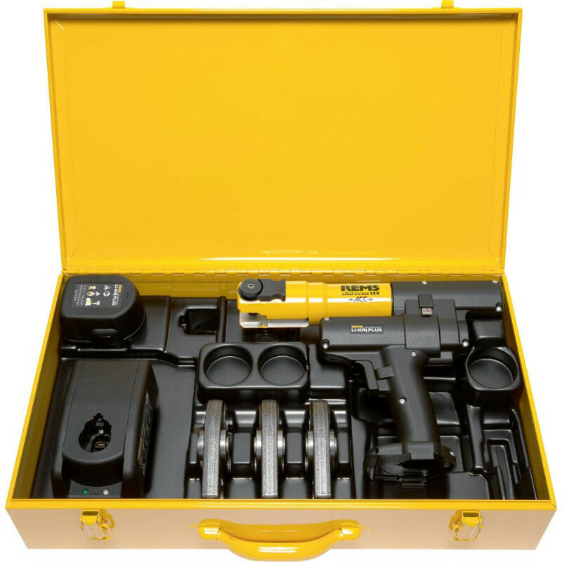 foto del prodotto rems mini press 14v acc basic pack 3 pz fino a 35 mm