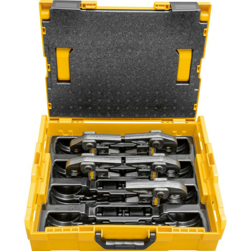 foto del prodotto rems set di pinze di crimping m15 18 22 28 35 nella scatola l boxx