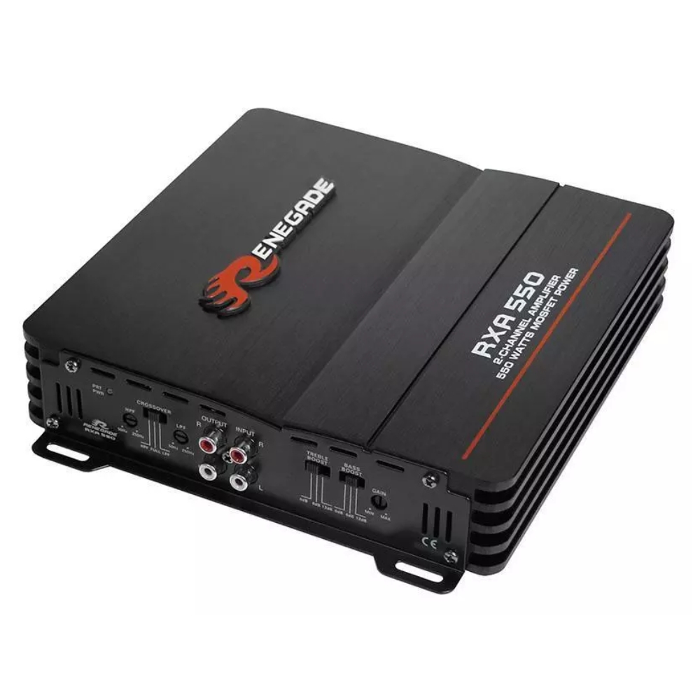 foto del prodotto renegade rxa550 2ch amp classe a b analogico 2 kanal amplificatore 550 watt