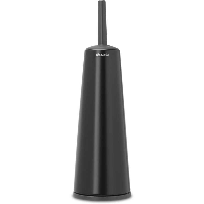 foto del prodotto renew collection porta scopino da toilette, matt black, 30 x 20 x 10 cm brabantia