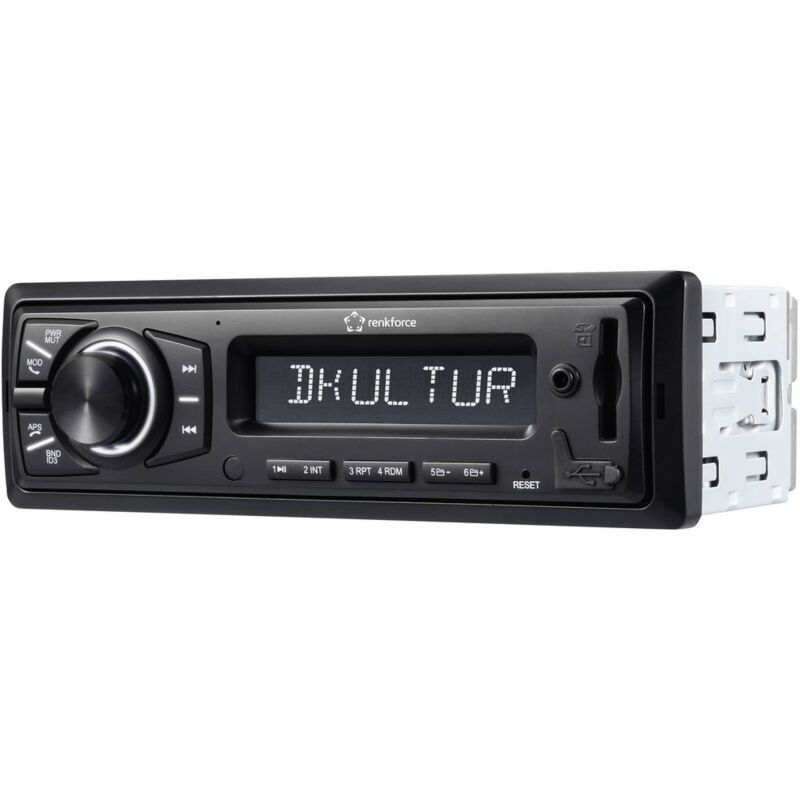 foto del prodotto renkforce rf arar 400 autoradio incl. antenna dab, sintonizzatore dab , vivavoce bluetooth 