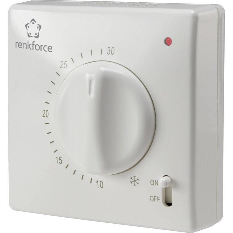 foto del prodotto renkforce tr 93 tr 93 termostato ambiente da parete 1 pz.