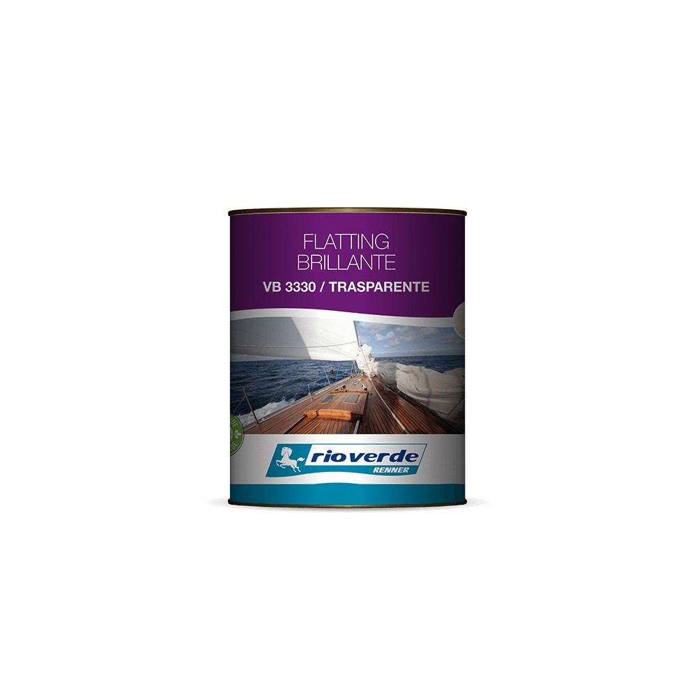 foto del prodotto renner 750ml flatting trasparente brillante a solvente per nautica