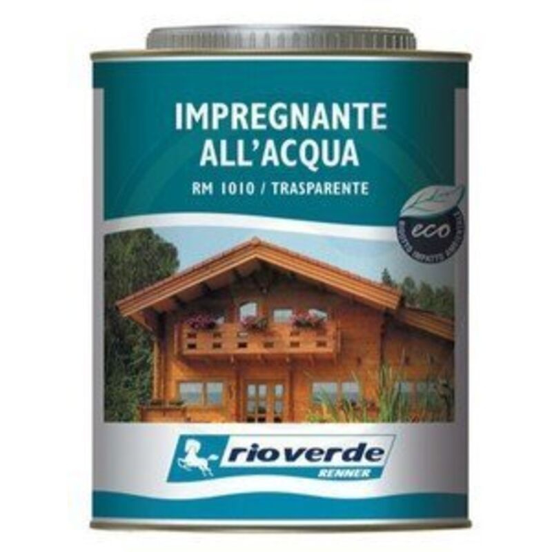 foto del prodotto renner impregnante ad acqua per legno rm 1210 750 ml rioverde noce chiaro