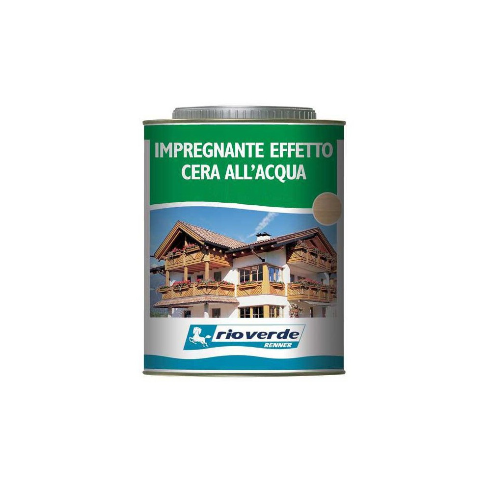foto del prodotto renner rc 750ml impregnante acqua effetto cera per esterni ed interni, colori disponibili castagno noce chiaro