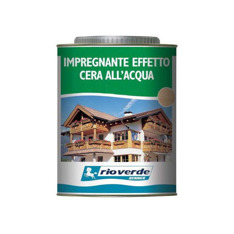 foto del prodotto renner rc 750ml impregnante acqua effetto cera per esterni ed interni, colori disponibili rc 1830 bianco