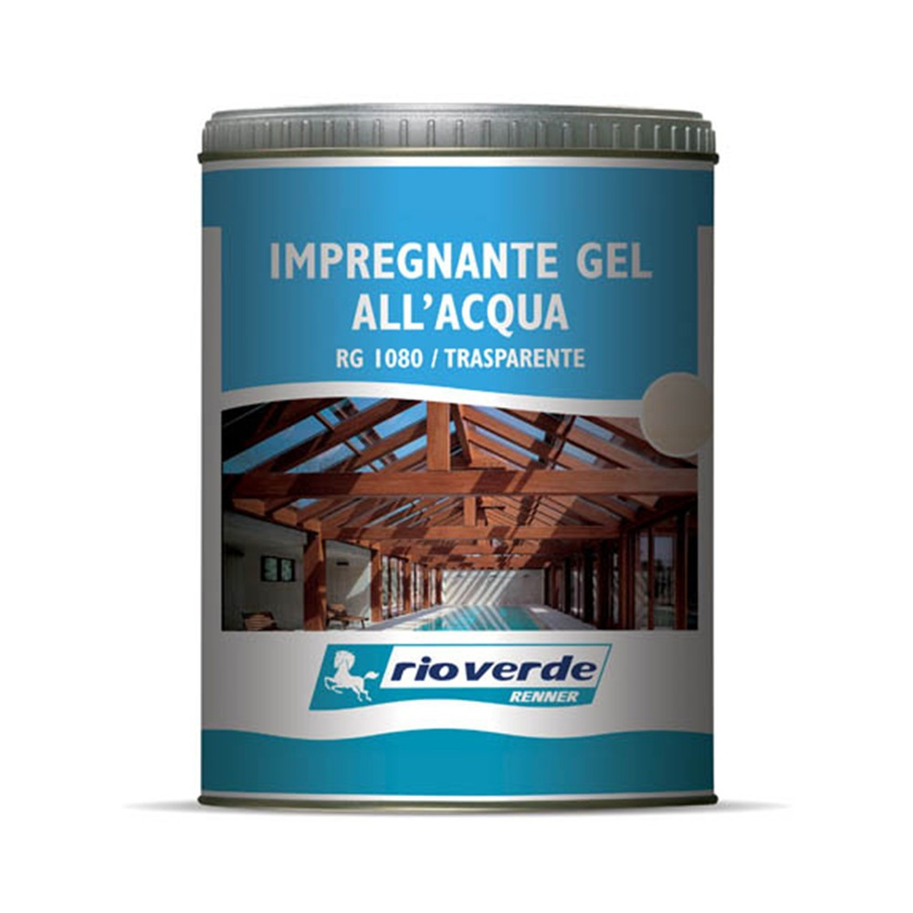 foto del prodotto renner rg 750ml impregnante acqua gel per esterni ed interni, colori disponibili teak