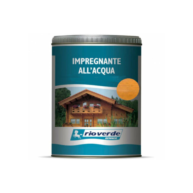 foto del prodotto renner rio verde impregnante classico all aposacqua da 0,75 lt rm1110 teak