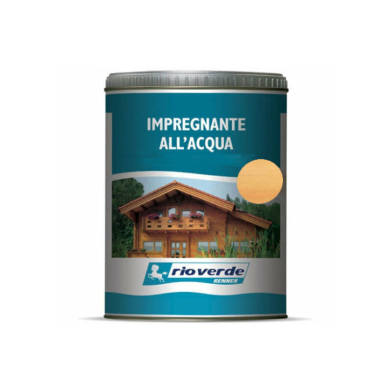 foto del prodotto renner rio verde impregnante classico all aposacqua da 0,75 lt rm1710 rovere