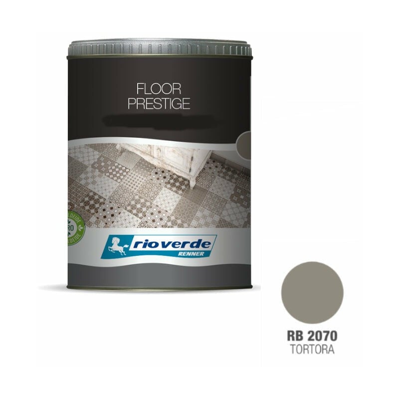 foto del prodotto renner vernice per pavimenti floor prestige rio verde da 0,75 lt rb2070 tortora