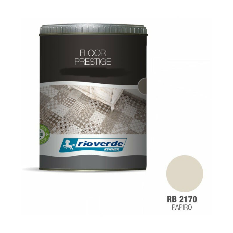 foto del prodotto renner vernice per pavimenti floor prestige rio verde da 0,75 lt rb2170 papiro