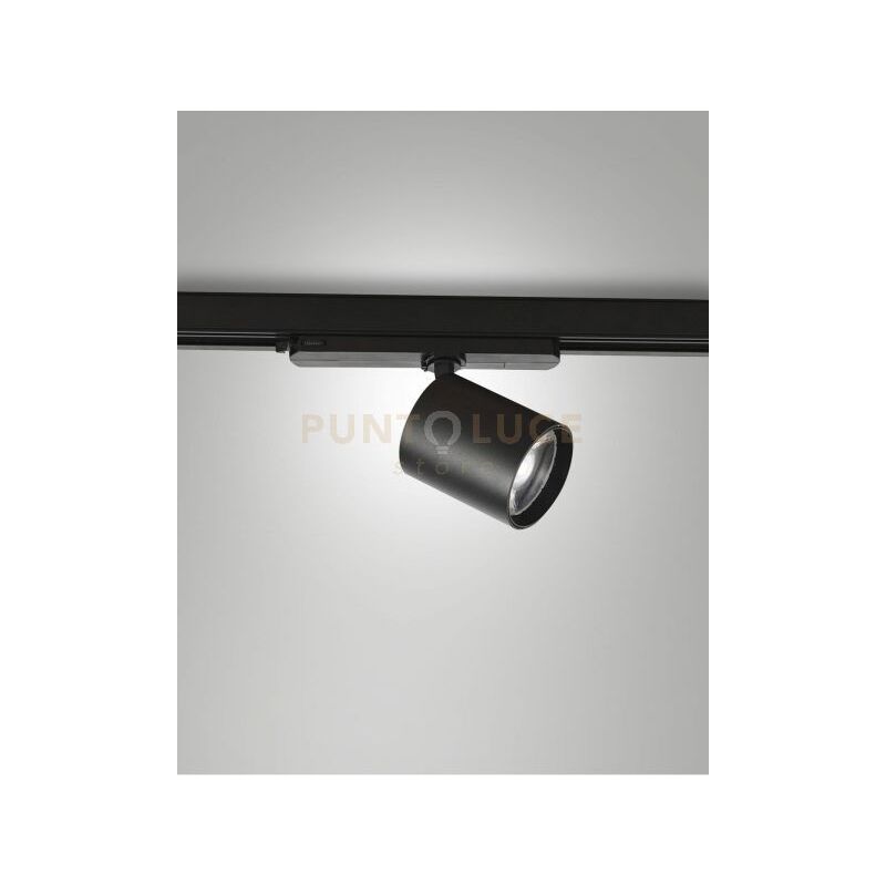 foto del prodotto renoir proiettore binario 3000k 2990lm 28w nero orientabile 22 cri90 on off