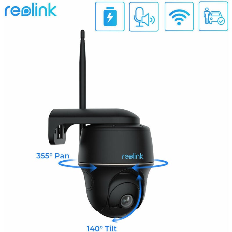 immagine 0 del prodotto reolink 2k telecamera da esterno a batteria senza fili wi fi 2,4 5 ghz, 360 ptz, rilevamento di uomo auto, cloud, audio a 2 vie, time lapse,
