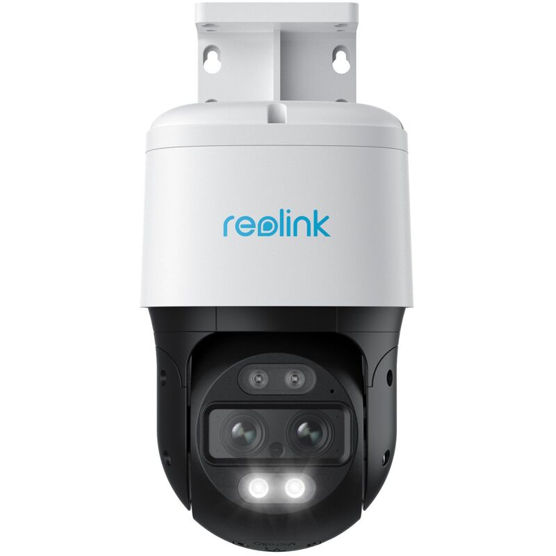 foto del prodotto reolink 4k 8mp ptz telecamera poe esterno a doppio obiettivo, auto tracking, 6x zoom ibrido, 355 90 pan tilt, rilevamento persona veicolo pet,