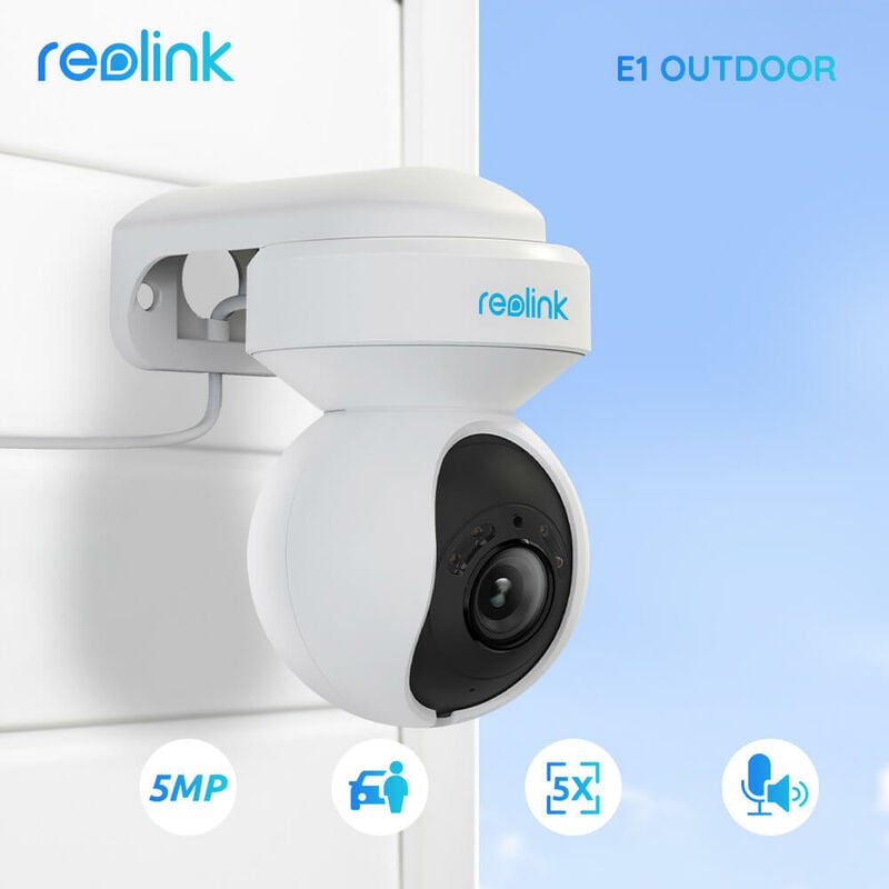 foto del prodotto reolink 5mp ptz videocamere di sorveglianza per interni e esterni con wifi 2,4 5 ghz, visione notturna a colori, crociera automatica 