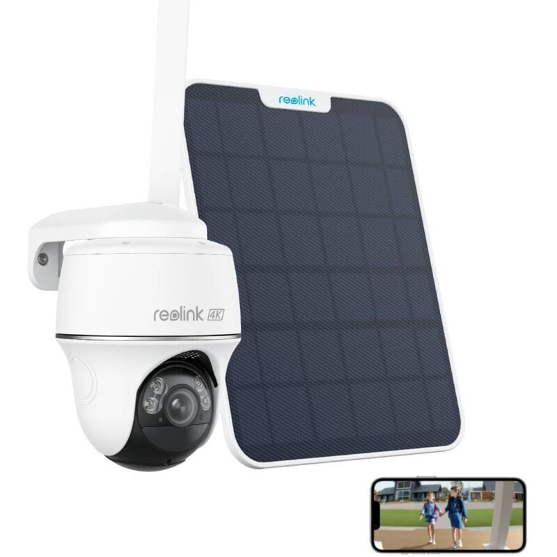 foto del prodotto reolink 8mp 4g lte videocamere di sorveglianza a batteria per esterni , visione notturna a colori, panoramica a 355 e inclinazione a 140 ,