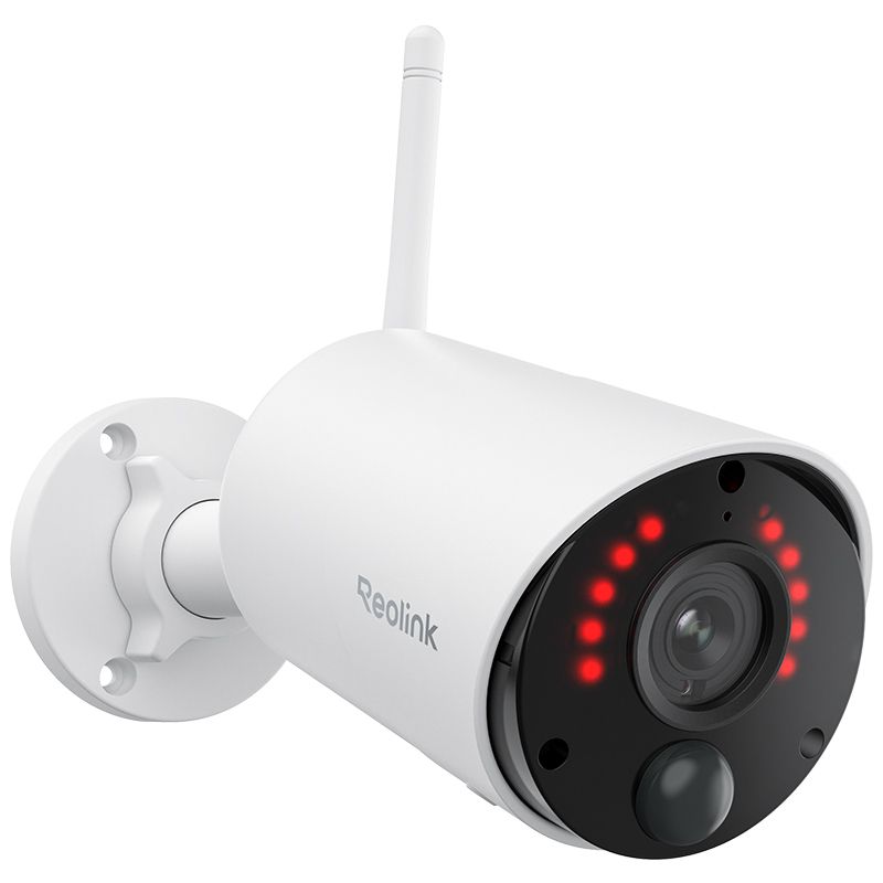 foto del prodotto reolink argus series b320 bwb2k07sp telecamera 3mp wi fi a batteria con pannello solare