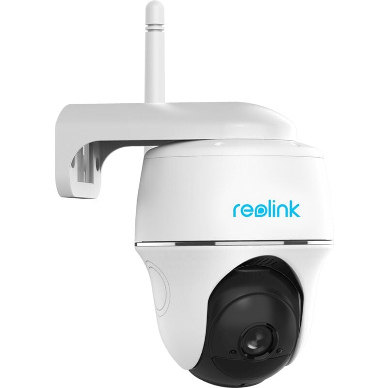 foto del prodotto reolink telecamera da esterno a batteria solare ptz 2k con rilevamento di uomo veicoli, wifi 2,4 ghz, sensore di pir, visione notturna, slot per