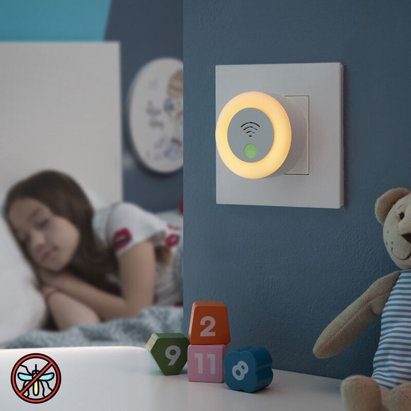 foto del prodotto repellente a ultrasuoni con led kl litto innovagoods