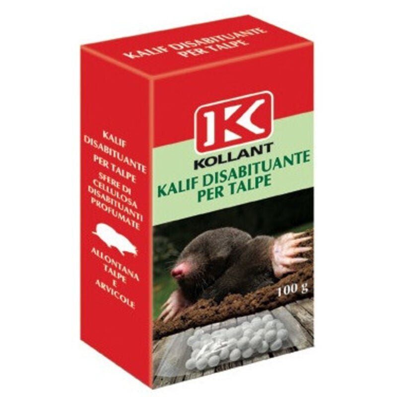 foto del prodotto repellente kalif per talpe e arvicole 100 g sfere biodegradabili uso esterno