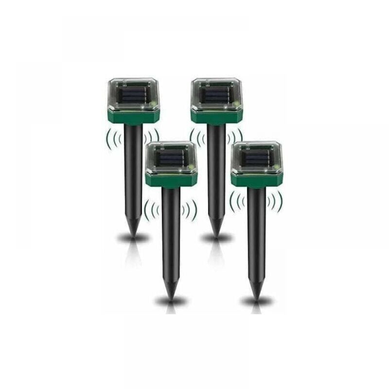 foto del prodotto repellente per talpe a ultrasuoni solare, 4 pezzi repellente a ultrasuoni solare, repellente per talpe a ultrasuoni, repellente per serpenti a