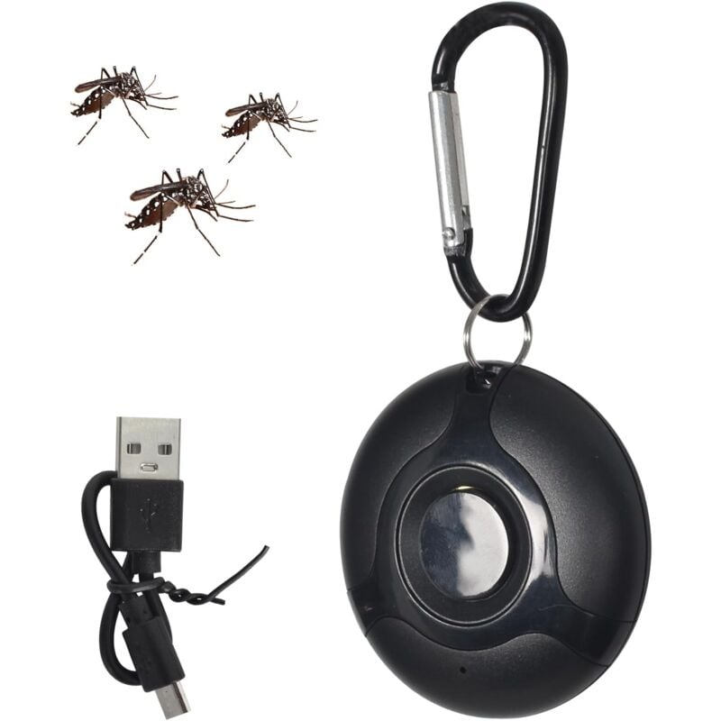 foto del prodotto repellente per zanzare a ultrasuoni, repellente portatile per esterni interni contro insetti e ragni, efficace contro mosche, ratti, scarafaggi,