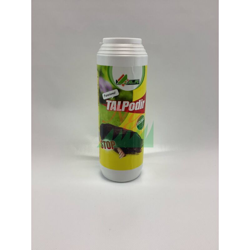 foto del prodotto repellente talpodir in polvere a base di sostanze organiche per talpe 1kg al.fe