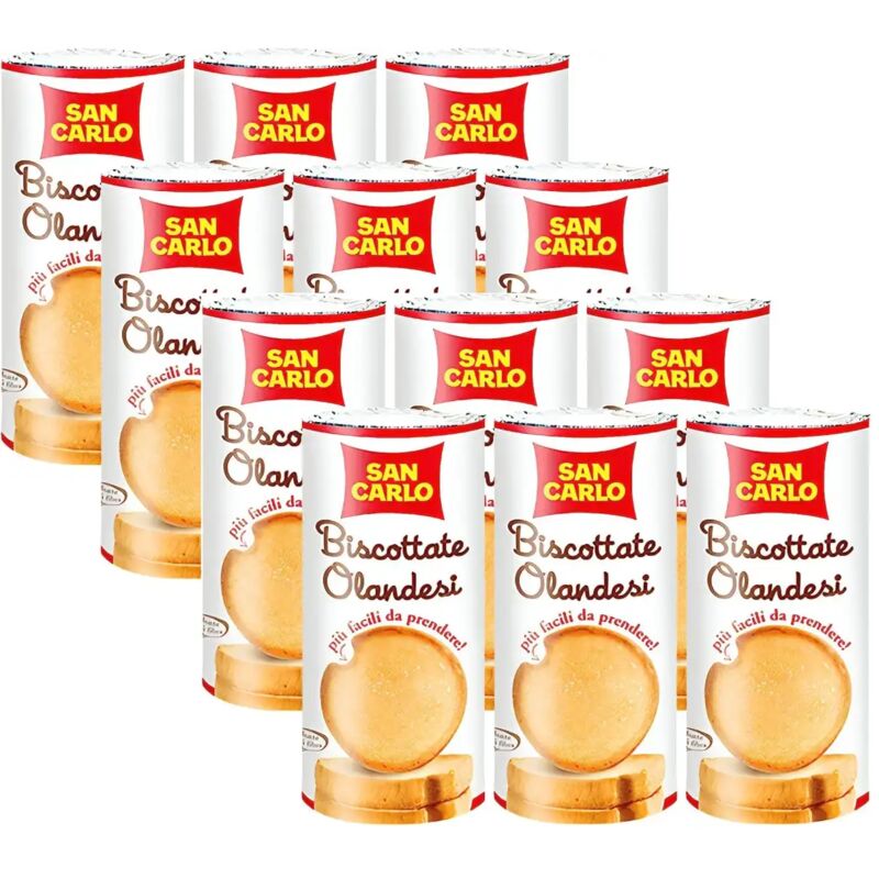 foto del prodotto replood 12x san carlo fette biscottate olandesi dorate, friabili e croccanti 12x125gr