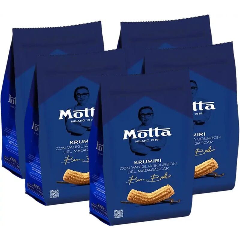 foto del prodotto replood 5x motta biscotti krumiri classici con vaniglia bourbon del madagascar 5x290gr