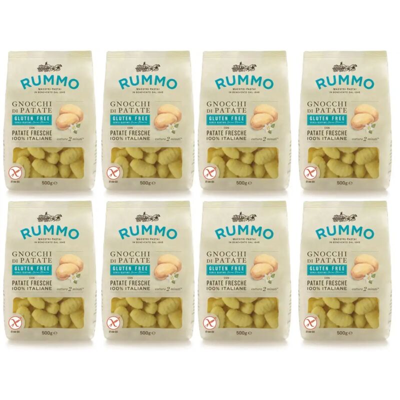 foto del prodotto replood 8x pasta rummo gnocchi di patate senza glutine 100 patate italiane 8x500gr