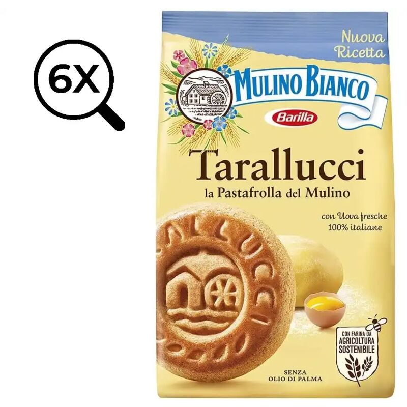 foto del prodotto replood biscotti mulino bianco tarallucci 350g confezione da 6 pacchi