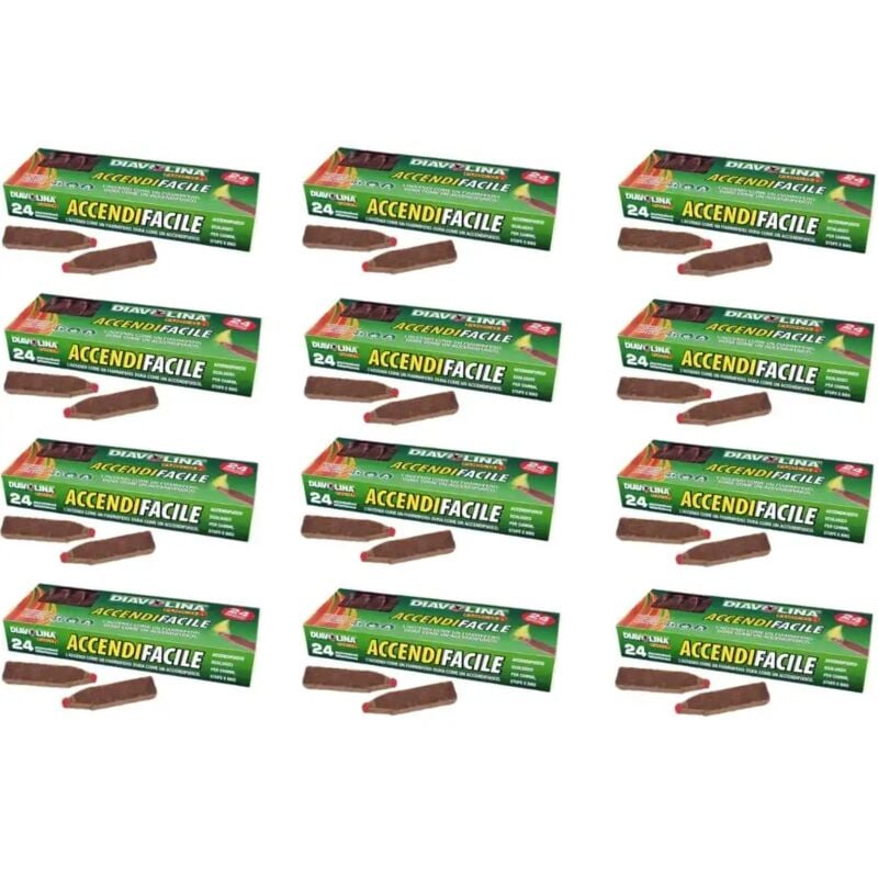 foto del prodotto replood diavolina accendifuoco accendifacile ecologico per camini stufe bbq 10x24 pezzi