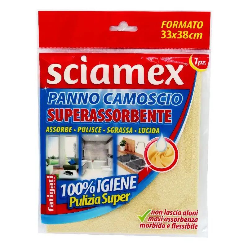 foto del prodotto replood panno sciamex camoscio 33x38cm super assorbente lavabile per pulizia vetri