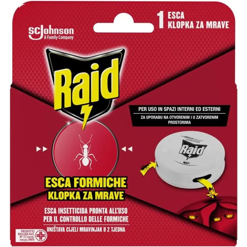 foto del prodotto replood raid esca formiche insetticida 1 pezzo uso interno ed esterno pronta all uso