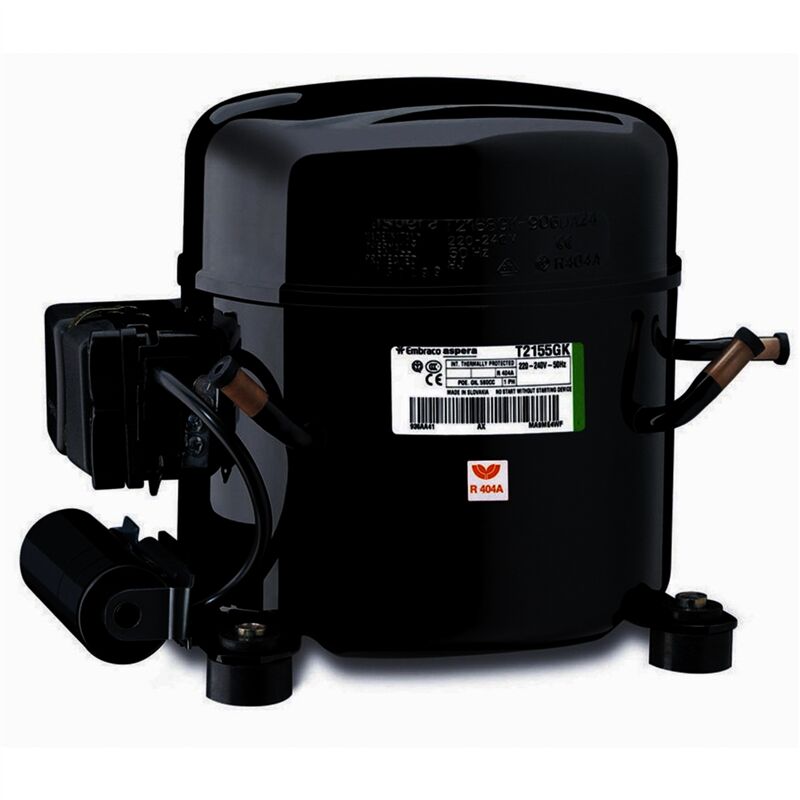 foto del prodotto reporshop emperpressore t6220gk nt6222gk xr404a r507a r452a 220v 3 4cv alta temperatura 17,40 cm3